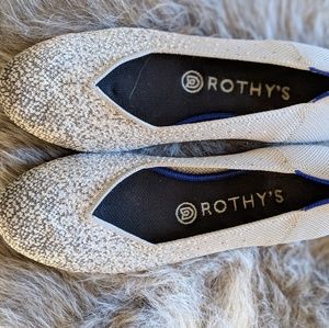 Rothy's The Flat in Pearl Metallic limited edition